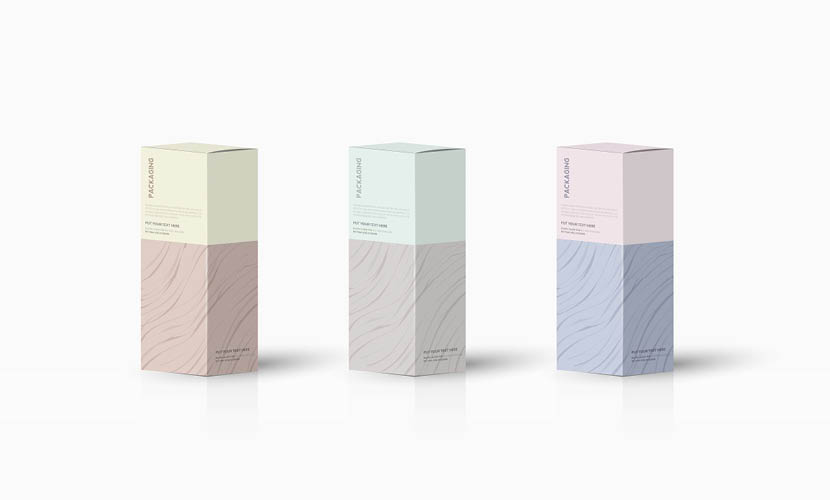 化粧品の紙製パッケージのイメージ